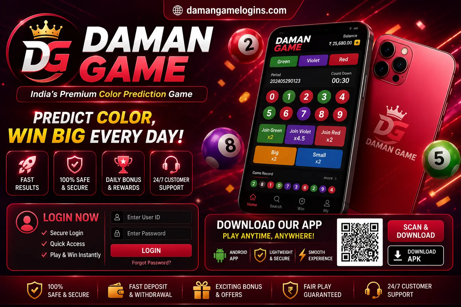 Daman Game Login & App Download